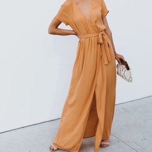 Vici Collection wrap maxi dress